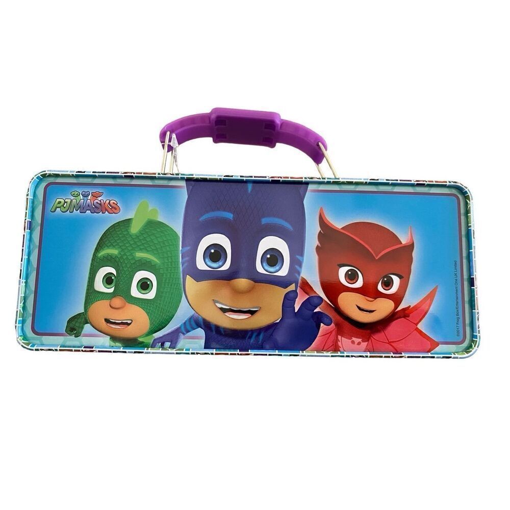 Pj Masks Collectible Tin Box Rectangle Container Kids